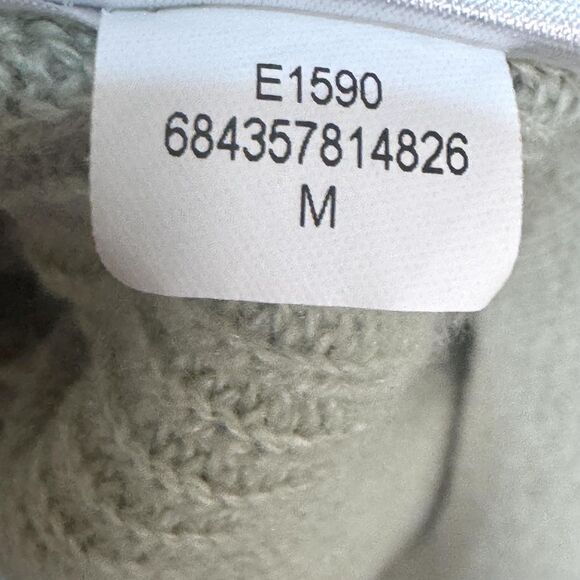 AYR Cardigan Sweater Womens Medium Green 100% Cashmere V Neck Knit Button Front - Picture 8 of 11